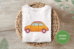 Hand Drawn Summer Car Illustration, Cartoon Car PNG Product Image 3