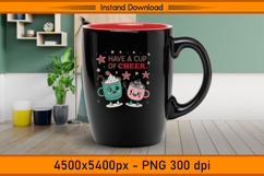 Have a Cup of Cheer Christmas Sublimation PNG Product Image 3