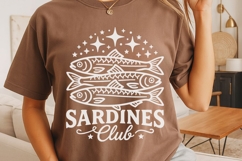 Sardines Club Svg, Sardine Fish Svg, Coastal Summer Svg. Product Image 4