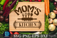 Mom&#039;s kitchen SVG, Cutting Board SVG Product Image 1
