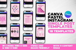 Canva Pastel Social Media Template Bundle Product Image 3