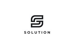 Letter S round logo design vector template Product Image 3