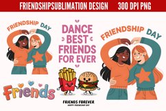 Friendship Sublimation PNG Product Image 1