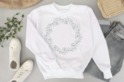 Wildflowers form round frames SVG| Botanical wreaths Product Image 4