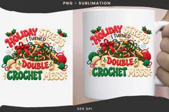 Christmas crochet png design for T-shirts Product Image 3