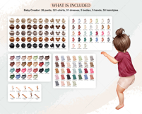 Sunny Family Clipart Portrait Creator Product Image 3