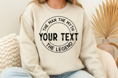 Custom The Man The Myth The Legend SVG Product Image 1