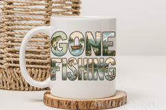 Gone Fishing PNG, Vintage Lake Life Cabin Sublimation Product Image 3