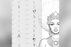 50 Procreate African Princesses Stamp Brushes Product Image 5