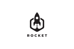 Rocket Launch Logo Design Vector Illustration Product Image 3