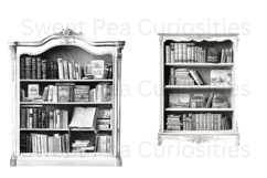 Book Case, Books, Ephemera, PNG, Clipart Product Image 3