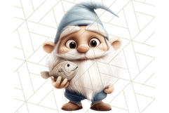 Easter Christian Gnome Clipart PNG Bundle, He Is Risen Art Product Image 3