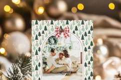 Christmas Bow Photo Card Template Product Image 3