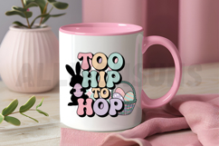 Too Hip To Hop Easter Bunny Basket Graphic Design Element Product Image 3