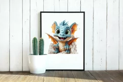 Baby Dinosaur SVG, Baby Dinosaur Clipart png Product Image 3