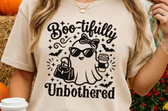 Boo-tifully Unbothered Svg, Sassy Halloween Svg, Ghost Svg. Product Image 4