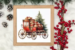 Christmas Farm Animals Clipart, Christmas PNG Product Image 3