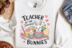 Teacher of the sweetest bunnies PNG, Easter Design Sublimati Product Image 3