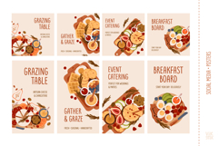 Grazing Table Collection | Clipart, Recipe Cards Product Image 3