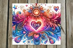 Valentine Inscription | 4 love Skinny tumbler designs PL Product Image 3