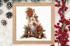 Funny Christmas Boy At Home Clipart Sublimation Product Image 3