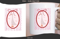 Funny pink goose png design for T-shirts Product Image 3