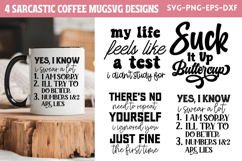 Sarcastic Coffee Mug SVG Product Image 1