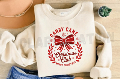 Candy cane Christmas club merry Christmas PNG Design Product Image 3
