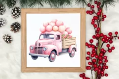 Pink Christmas Snowman Clipart, Christmas PNG Product Image 3