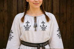 Cross stitch traditional Baltic ornament pattern embroidery Product Image 3