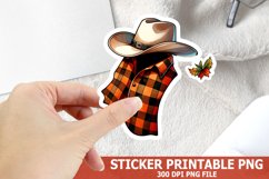 Pumpkin Howdy Sticker| Halloween Pumpkin Sticker Product Image 1