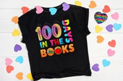 100 days in the books SVG Design, 100 day of school SVG Desi Product Image 3