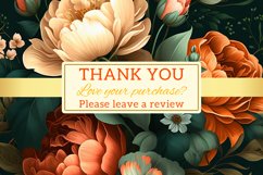 background with flowers, Floral Fantasy Pattern Product Image 3