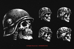 10 Bundle Dark Art Skull Army Military Troops Soldier Product Image 5