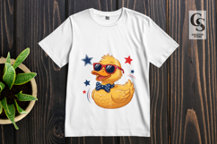 Patriotic Duck Clipart PNG Product Image 3