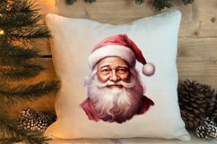 Vintage Black Santa Claus Sublimation Clipart, Santa PNG Product Image 3