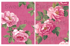 Shabby Chic, Roses, Mixed Media, Papers, Junk Journal Product Image 3