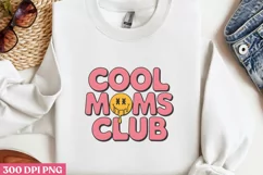 Cool moms club PNG, Retro Mama Sublimation PNG Product Image 3