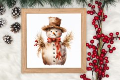 Watercolor Christmas Farm Clipart Product Image 3
