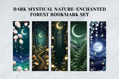 Dark Mystical Nature &amp; Gothic Enchanted Forest Bookmark Set Product Image 3