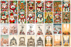 Christmas Card Bundle | Cute animals Merry Christmas card Product Image 7