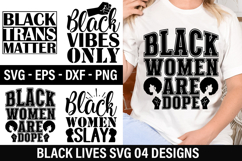 Black Lives SVG Design - Black Women are Dope Product Image 1