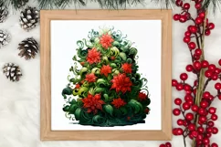 Amazing Fairy Christmas Clipart, Fairy Christmas Clipart Product Image 3