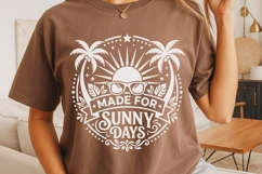 Made For Sunny Days Svg, Summer Vibes Svg, Summer Beach Svg. Product Image 3