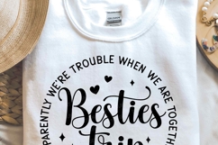 Besties Trip 2025 SVG, Girls Trip SVG, Summer Vacation Shirt Product Image 2