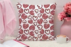 Sweets Heart Seamless Pattern, Valentines Digital Paper Product Image 3