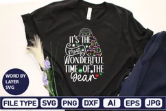 It's The Most Wonderful Time Of The Year SVG Cut File Product Image 3