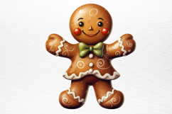 Gingerbread Man Sublimation Clipart PNG Product Image 3