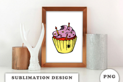 Cute Halloween Cupcake png Product Image 3