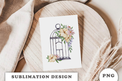 Watercolor Garden sublimation PNG Product Image 3
